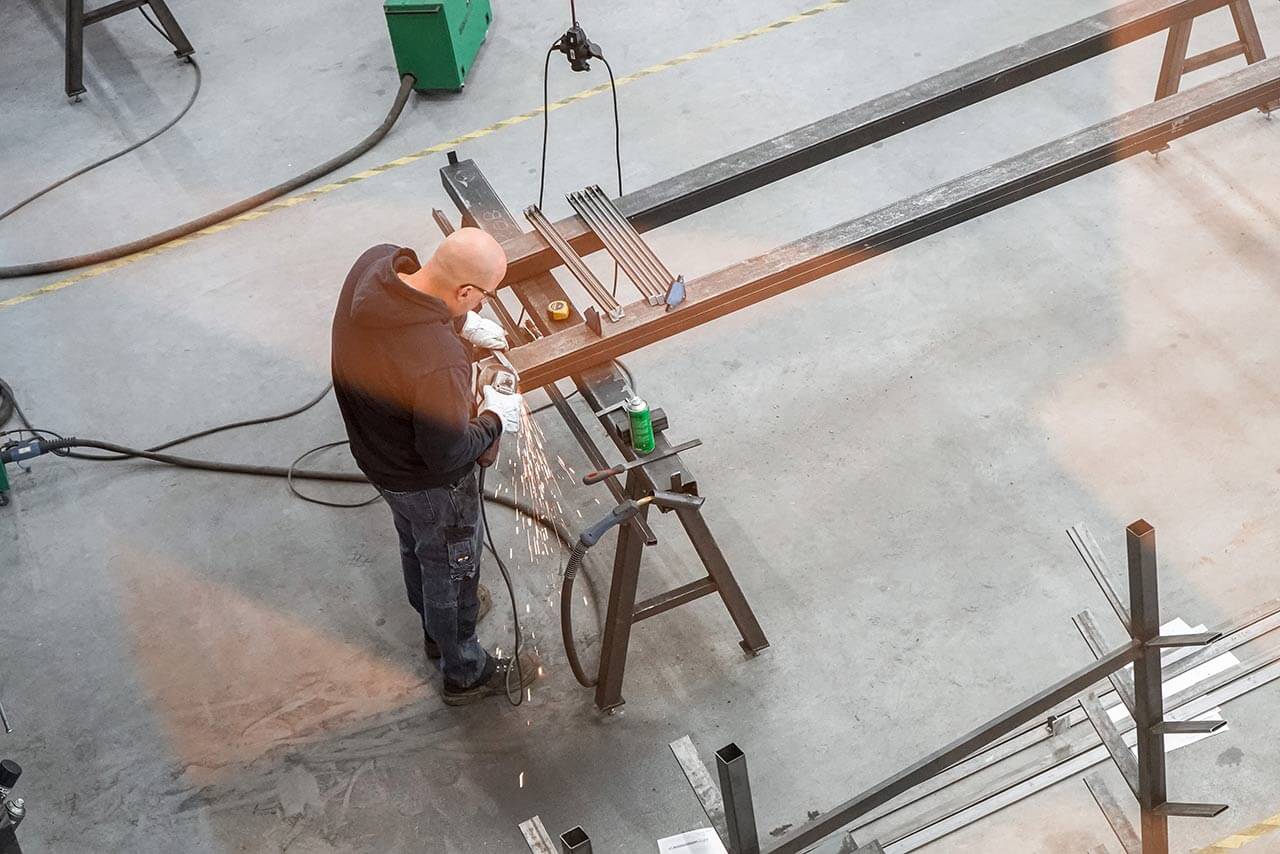 Slijpen van stalen producten