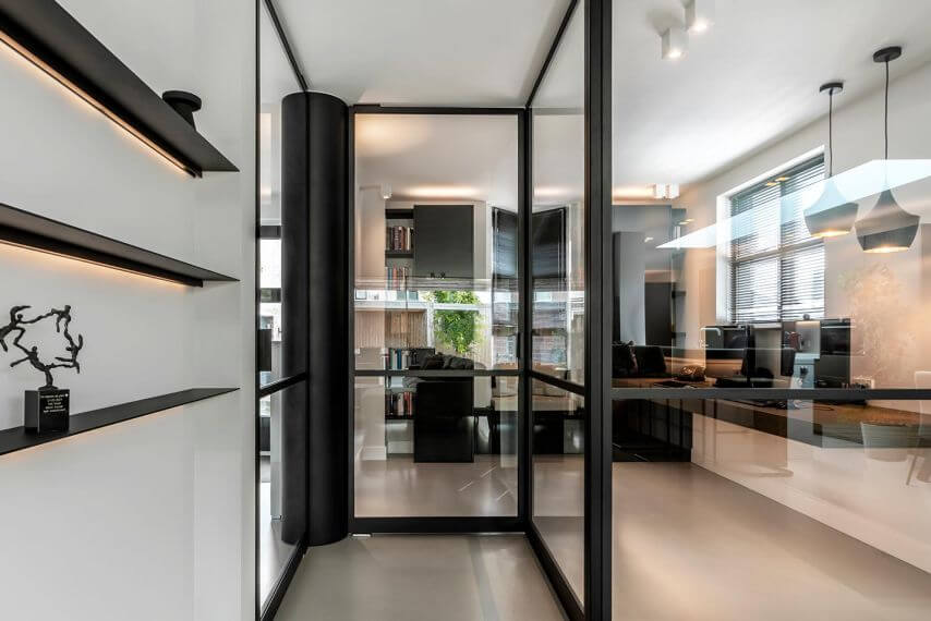 Stalen deur met glas van Steellife