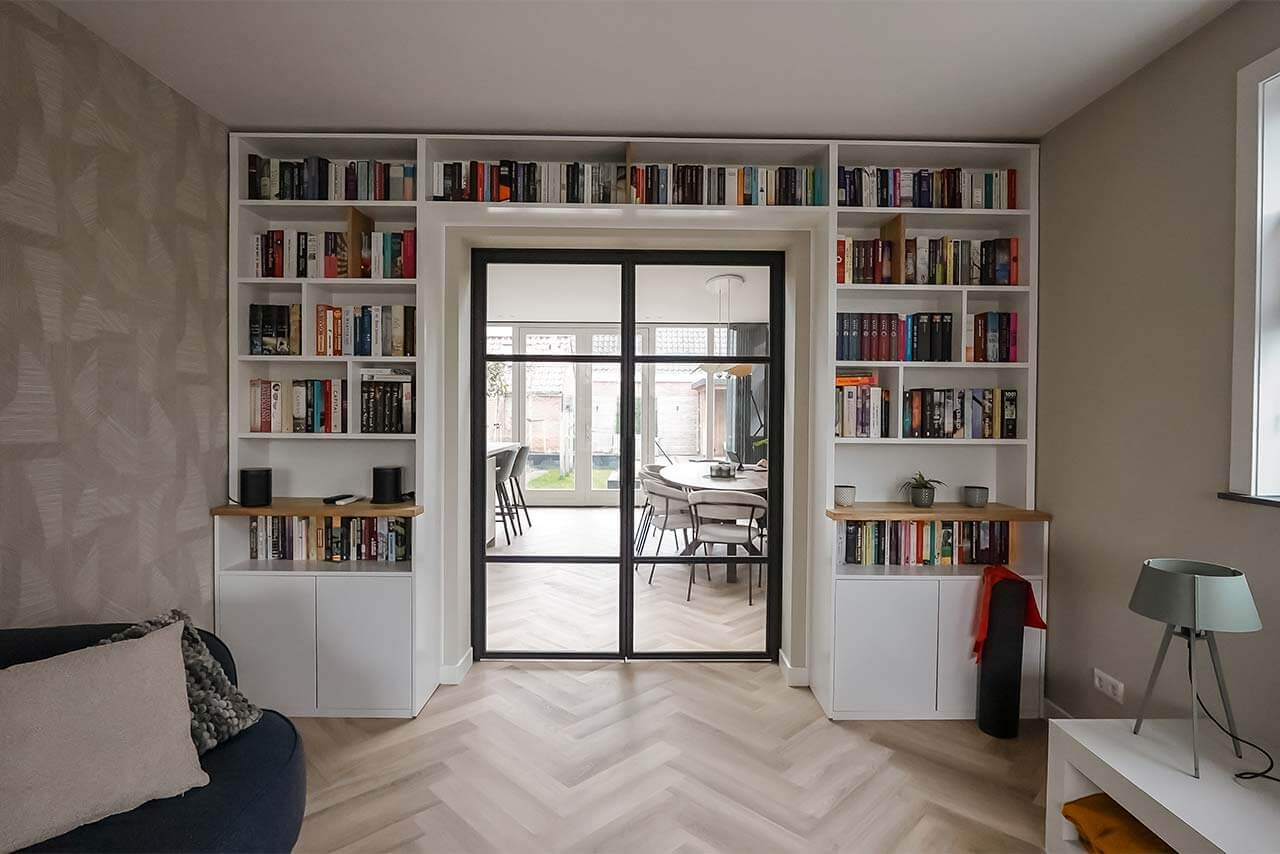 Dubbele scharnierdeur keuken