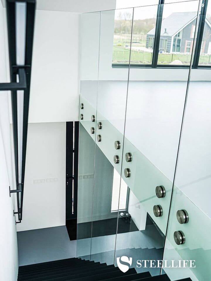 Glas balustrade