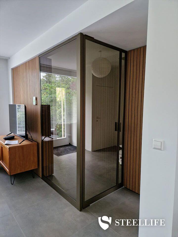 Bronzen stalen taatsdeur 