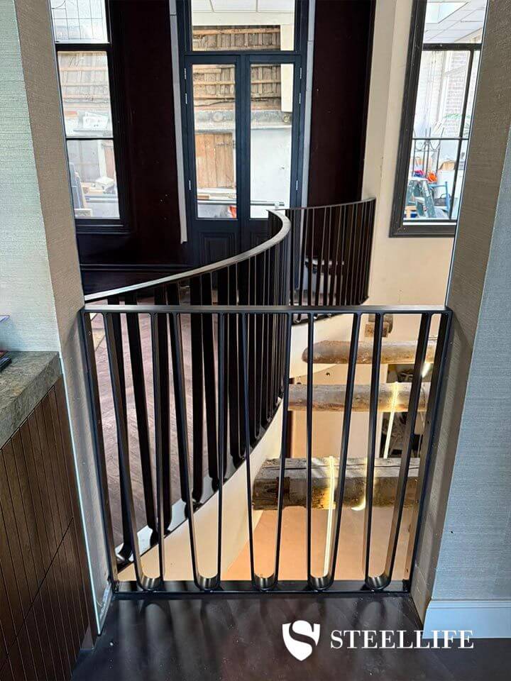 Stalen design spijlen balustrade