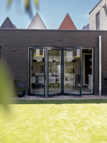 Geïsoleerde vouwwand op maat