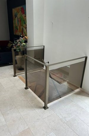 Staal glas balustrade
